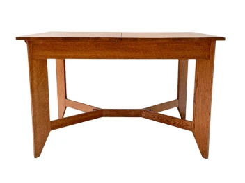 Hendrik Wouda Art Deco Modernist Extending Dining Room Table for Pander, 1924